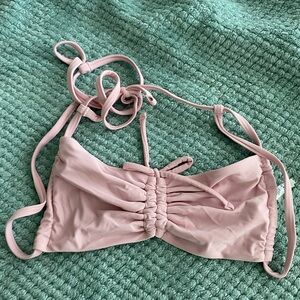 Aerie Light Pink Bikini Top